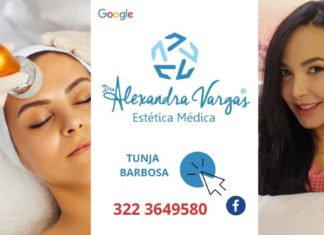 Alexandra Vargas estética médica, Tunja y Barbosa cuentan con todo su talento.