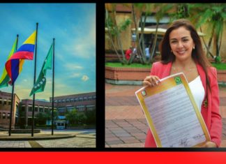 Juliana Enciso es condecorada en Dosquebradas Risaralda