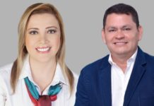 Marlon Escoto candidato Presidencial de Honduras con Carolina Bustamante en Radio City