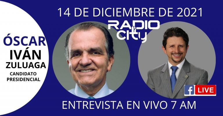 Óscar Iván Zuluaga Candidato Presidencial en entrevista con Daniel Mejía Lozano