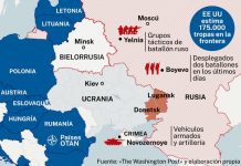 Rusia completa su despliegue militar: rodeó a Ucrania y podría invadir en cualquier momento