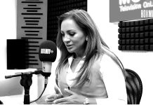 Congresista Delcy Izasa y Esmeralda de Luna en Palabras Mass